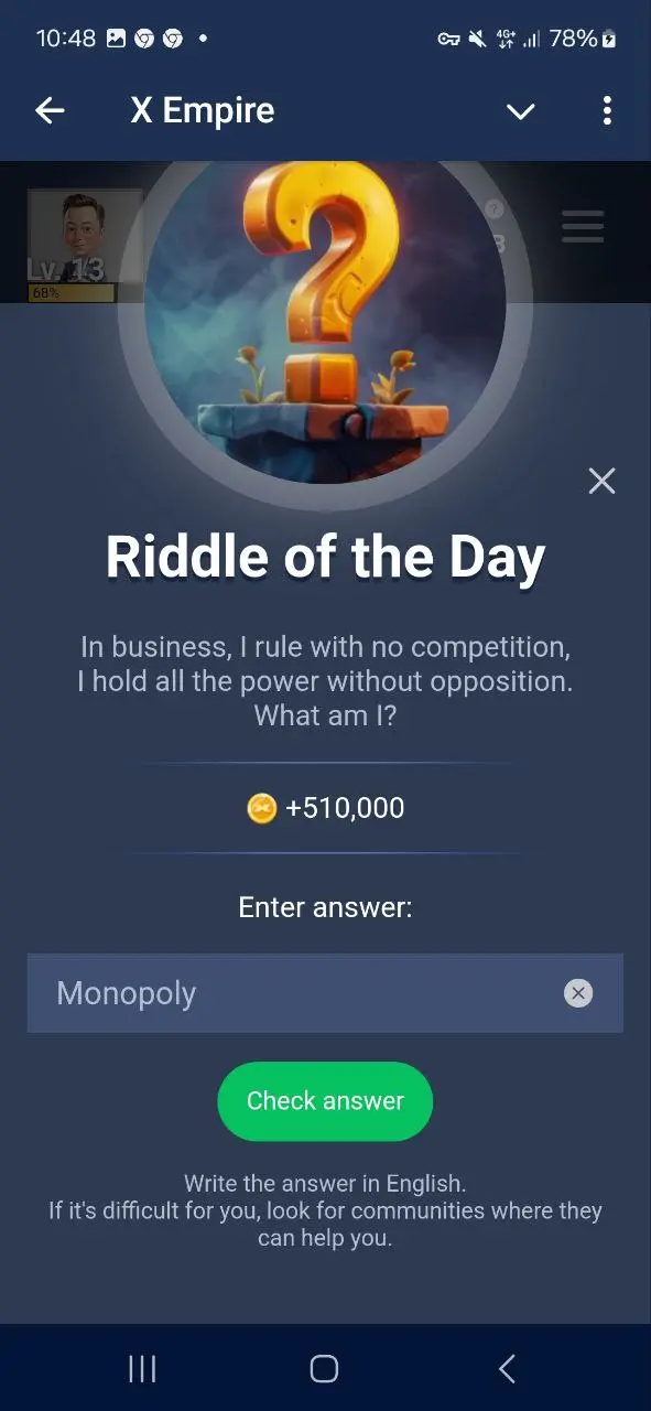 معمای امروز ایلان ماسک riddle of the day دوشنبه 15 مرداد