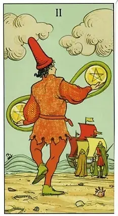 Two-of-Pentacles