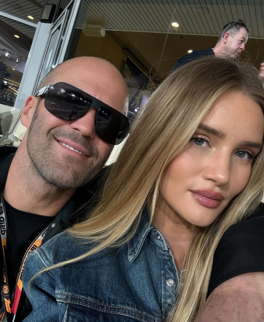 جدیدترین عکس جیسون استاتهام و معشوقه اش با حجاب کامل