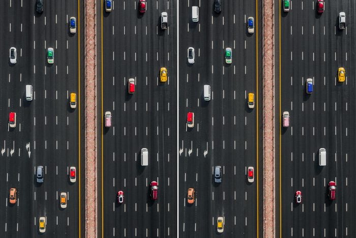 تست هوش؛ آیا می‌توانید 5 تفاوت میان عکس‌ این ماشین‌ها را پیدا کنید؟!