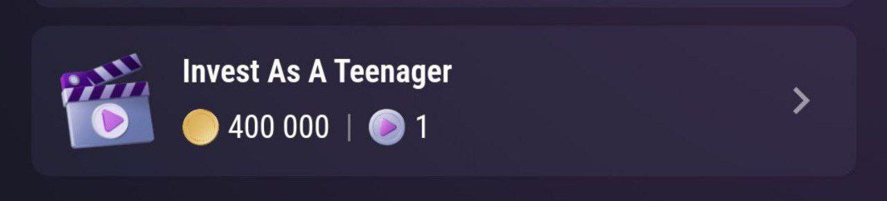 اولین کد تسک امروز تپ سواپ 30 شهریور جمعه Invest As A Teenager