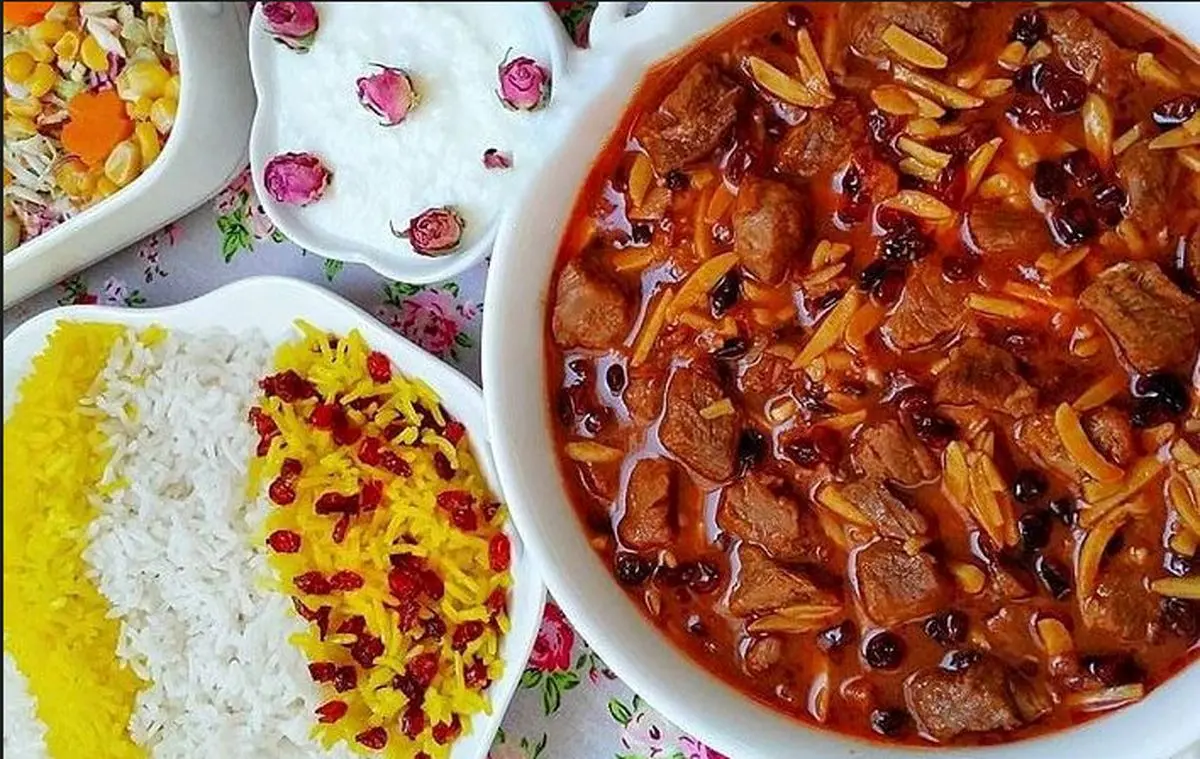 شام امشب یه خورشت اصیل کرمانشاهی درست کن، خورشت بادام