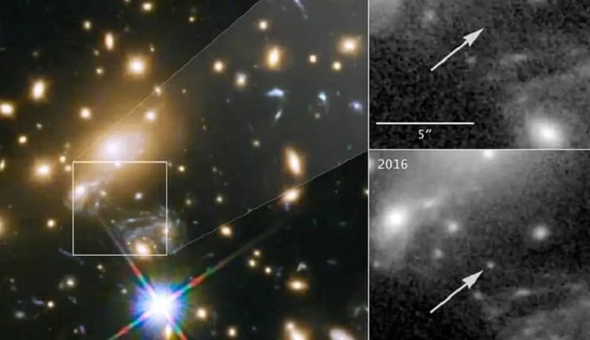 تصویر دورترین ستاره شناخته شده جهان از لنز جیمز وب