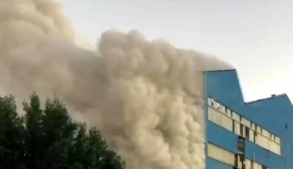 آتش سوزی در کارخانه نیشکر هفت تپه ختم به خیر شد