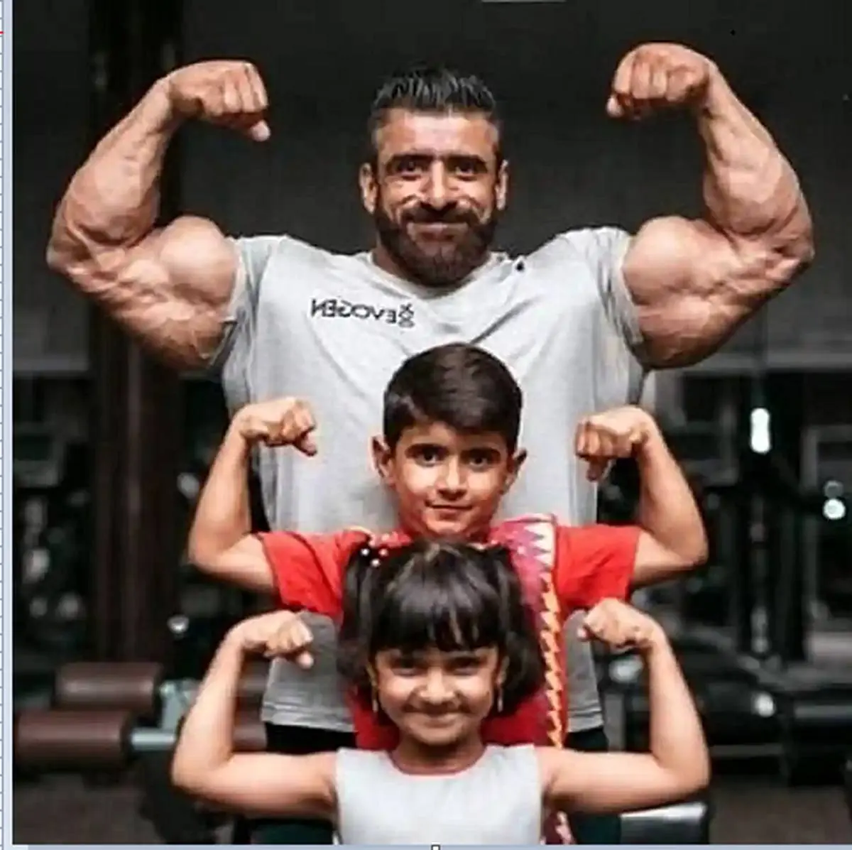 این عکس خانوادگی “هادی چوپان” حیرت زده تان می کند/ تصویر