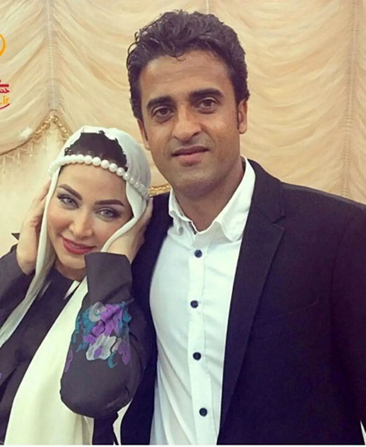 ازدواج “خانم بازیگر ایرانی” با آقای فوتبالیست 4 سال کوچکتر/ عکس
