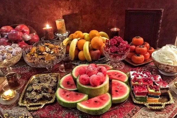 ترفندی برای تزیین شب یلدا برای عروس