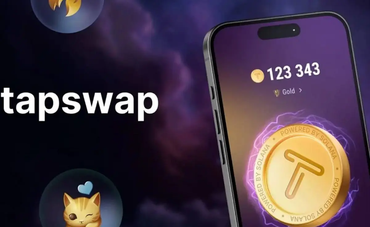 سومین کد تسک امروز تپ سواپ TapSwap چهارشنبه 3 مرداد شب