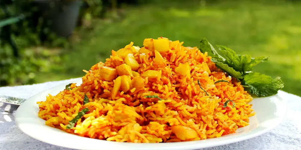 طبخ استانبولی پلو مرغ به سبک سرآشپز مشهور