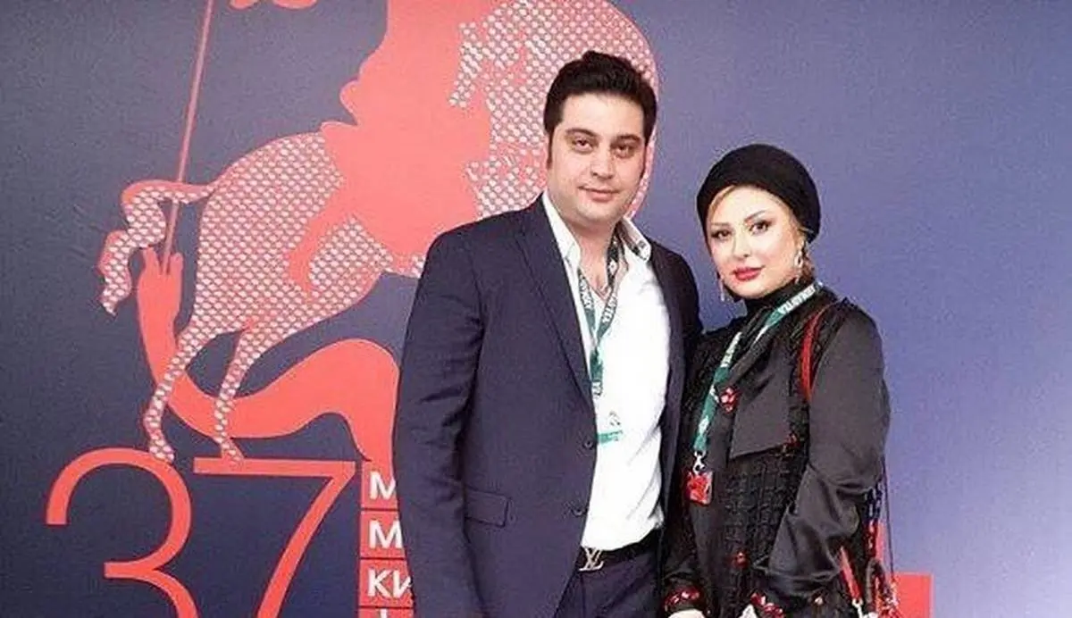 تصاویر/ نیوشا ضیغمی و همسرش روی فرش قرمز جشنواره مسکو