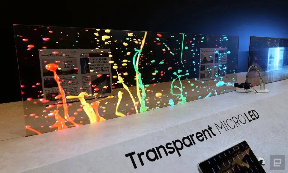 سامسونگ شفاف ترین نمایشگر جهان را ساخت