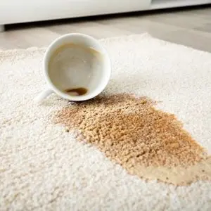 روشی راحت برای پاک کردن لکه قهوه از فرش و موکت! 
