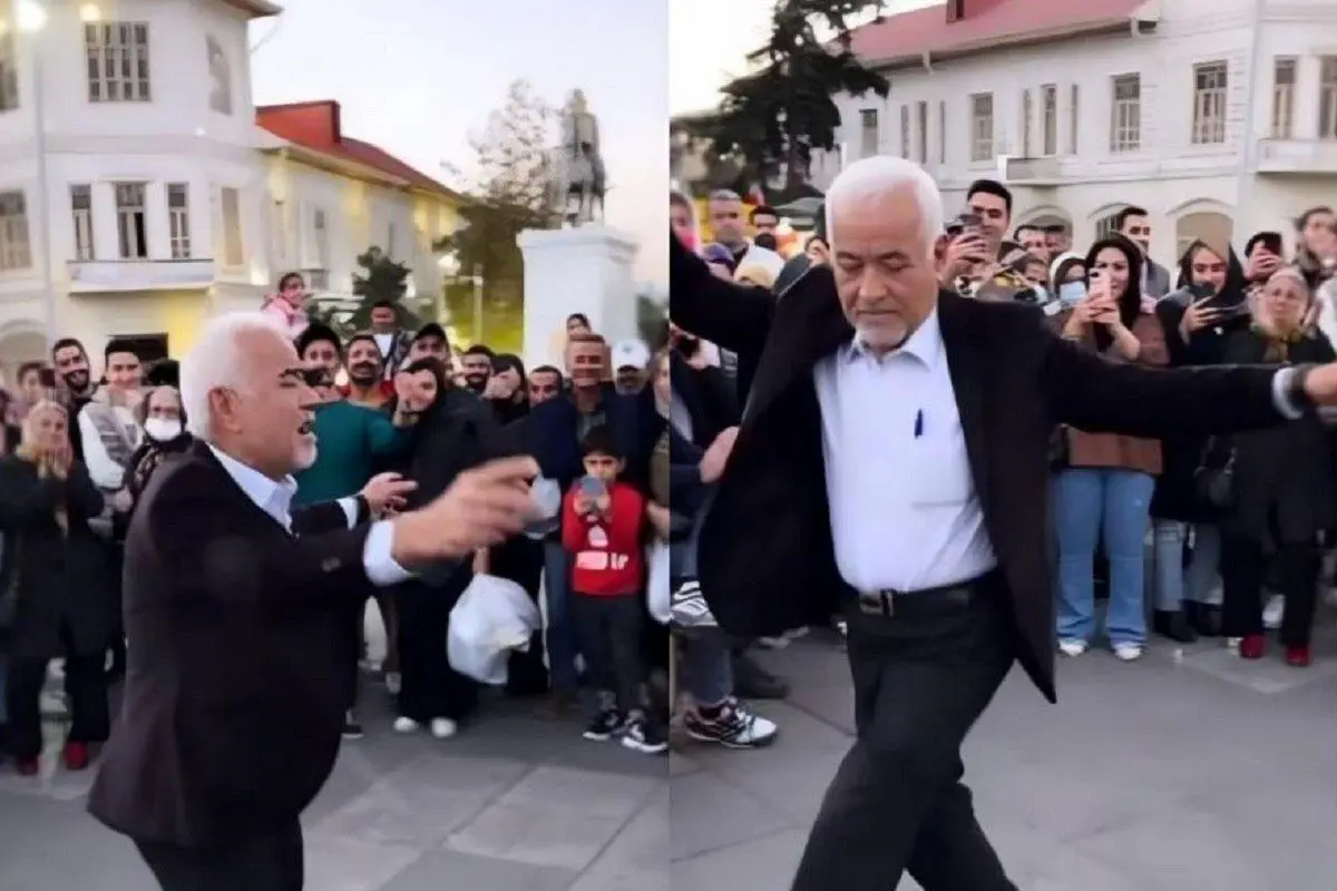 عکس/ واکنش جالب صادق بوقی به رقص عطاران با آهنگ مشهورش